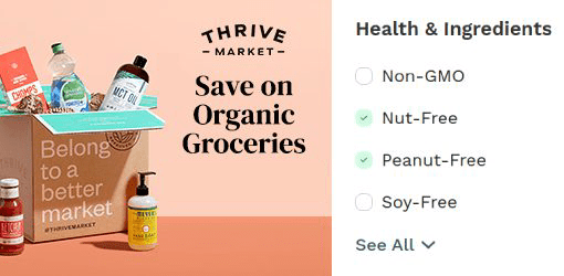 Thrive Market allergy filters
